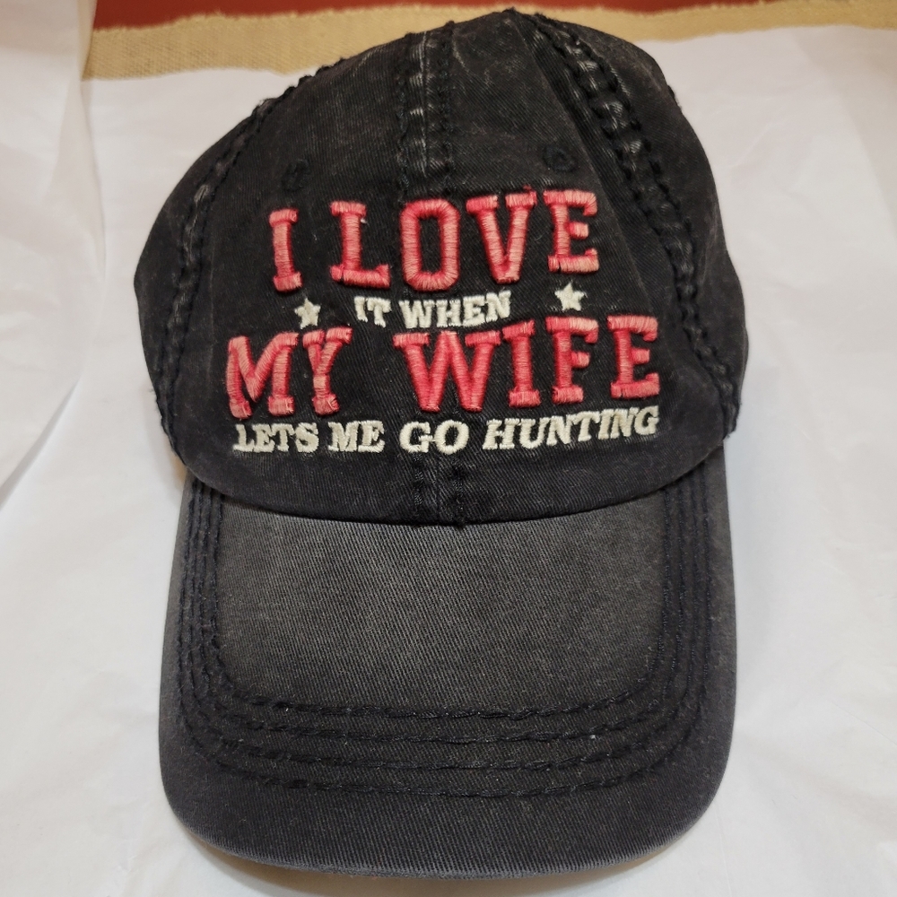 I Love It When My Wife Lets Me Go Hunting Trucker Hat